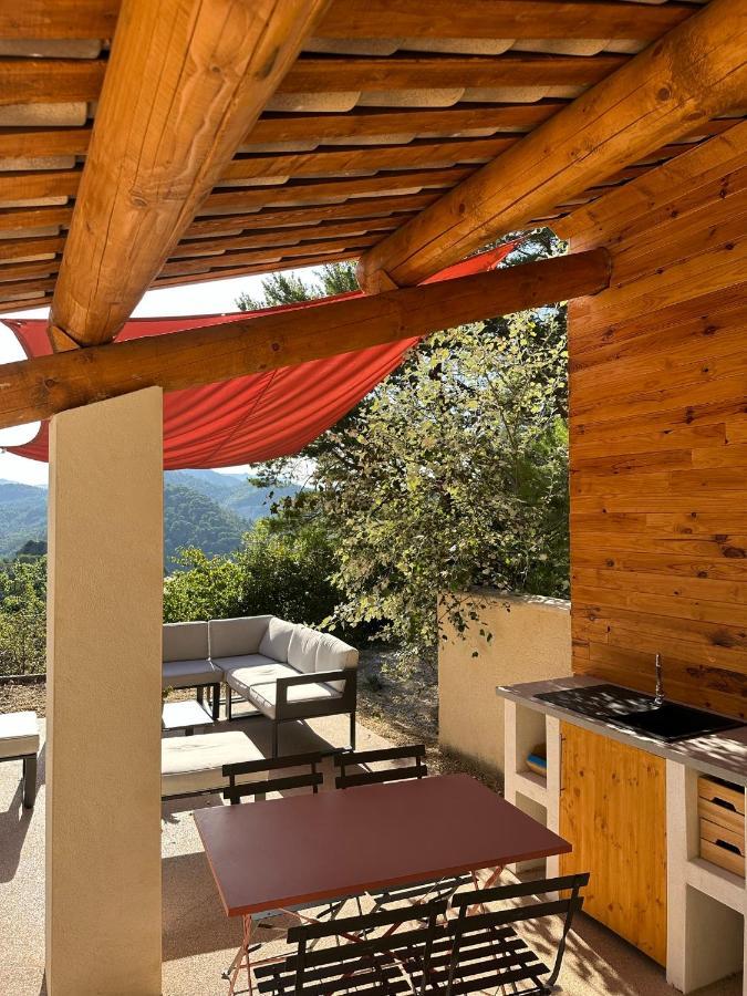 Le Mas des Eglantiers Propiac Extérieur photo